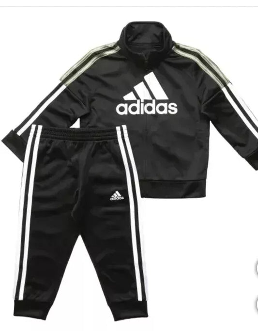 Adidas Kids' 2-piece Active Set Outfit Boys Black, Green
